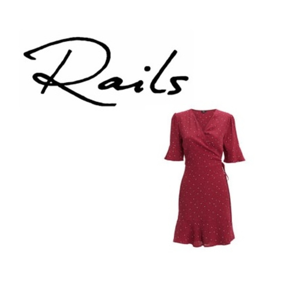 NWT Rails "Aimee" polka dot dress Sz S